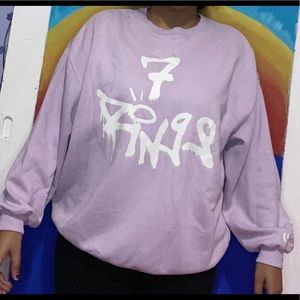 Ariana Grande lavender sweater